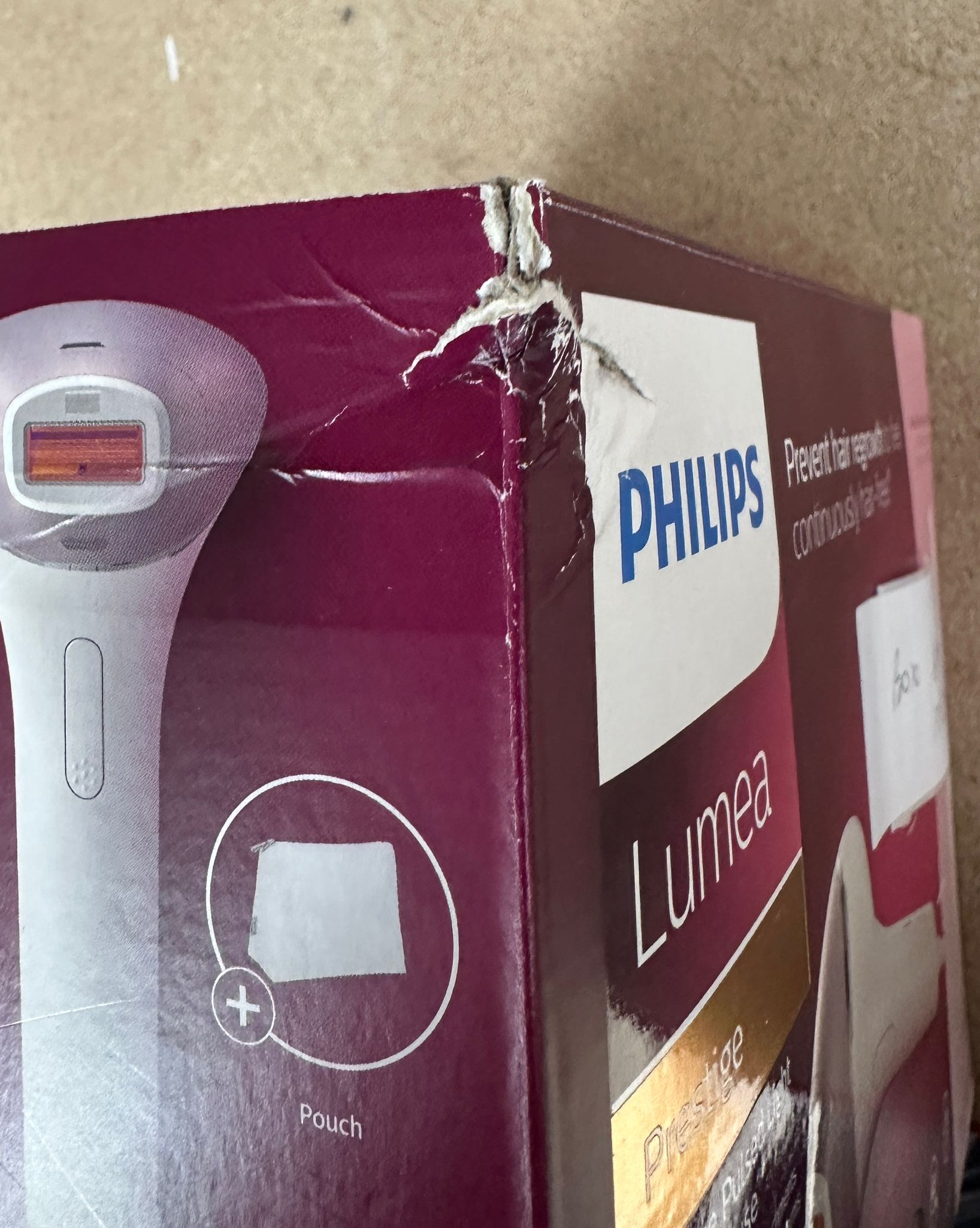 Philips Lumea BRI949 Prestige IPL Hair Removal Minor Box Damage - NEW