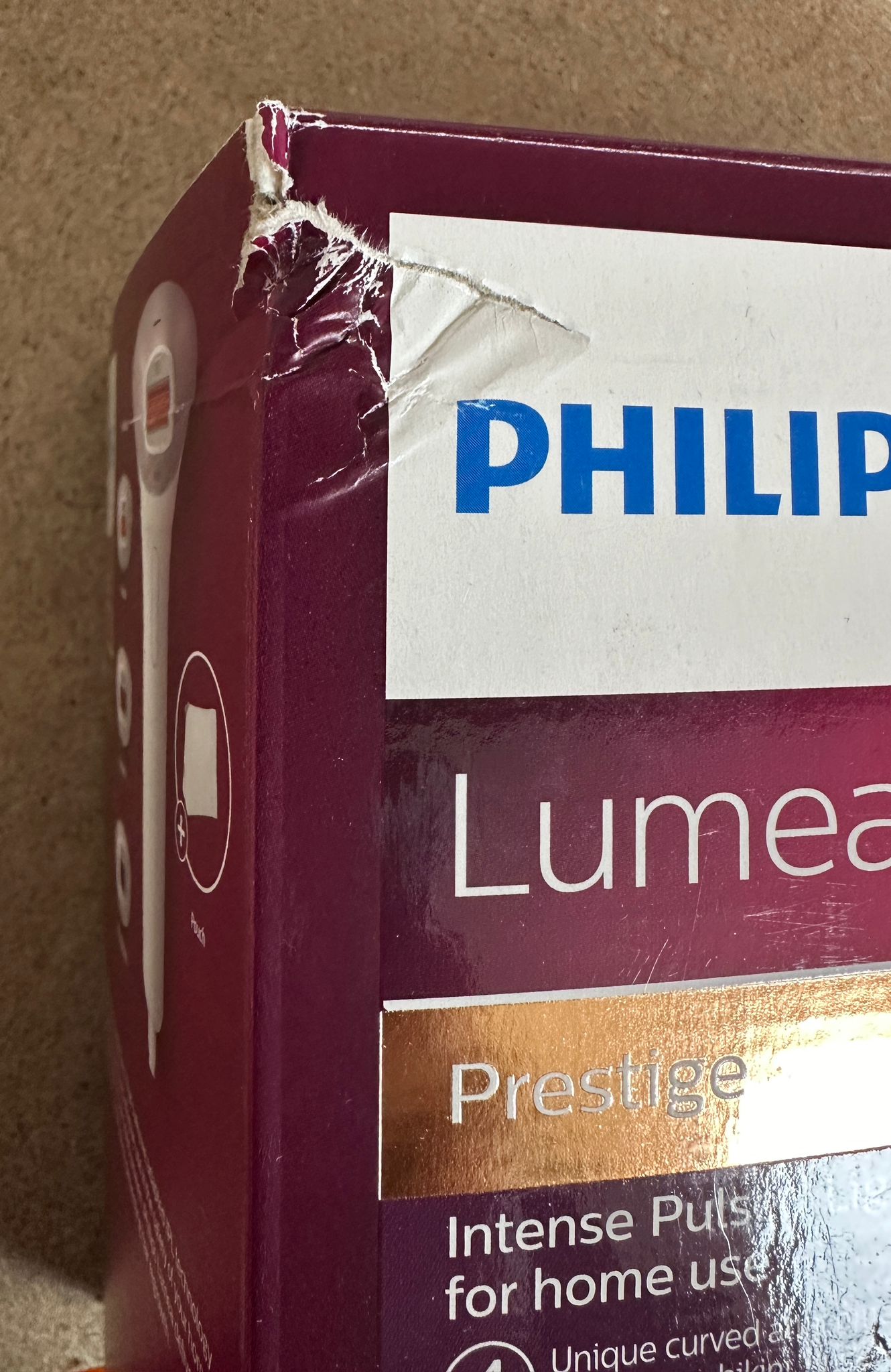 Philips Lumea BRI949 Prestige IPL Hair Removal Minor Box Damage - NEW