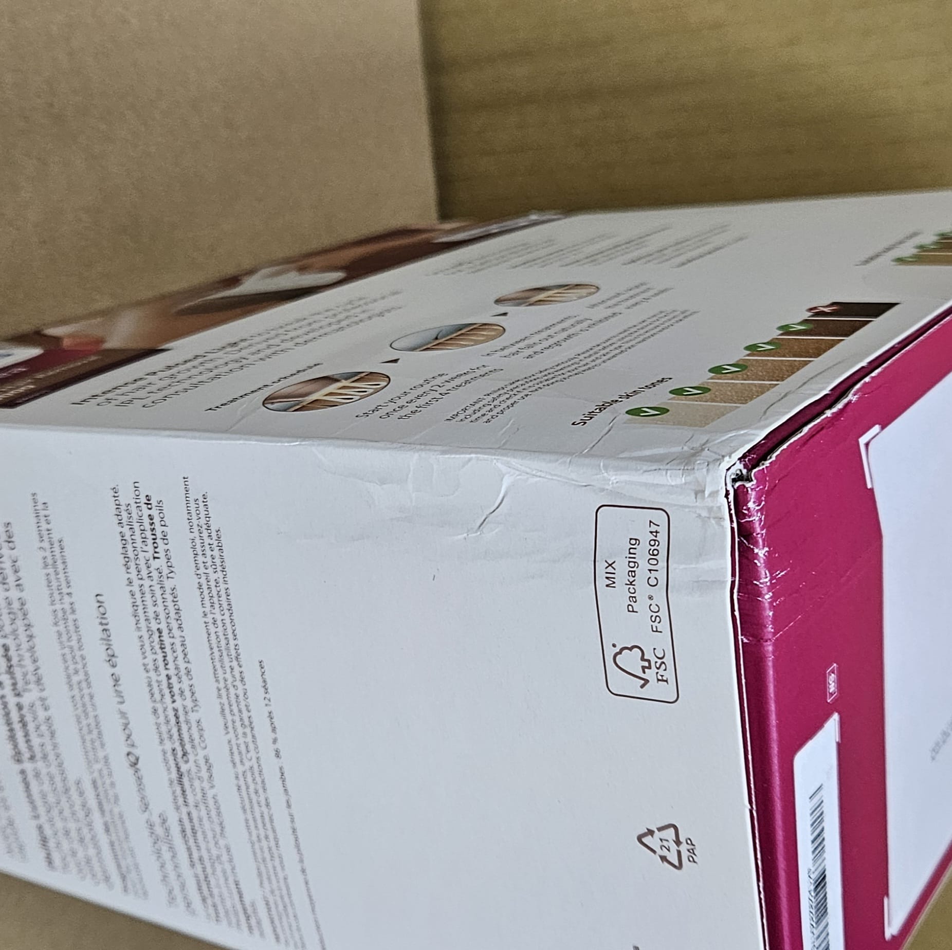 Philips Lumea BRI955 Cordless 9000 Series IPL Hair Removal  MINOR DAMAGED BOX - No2Hair.com
