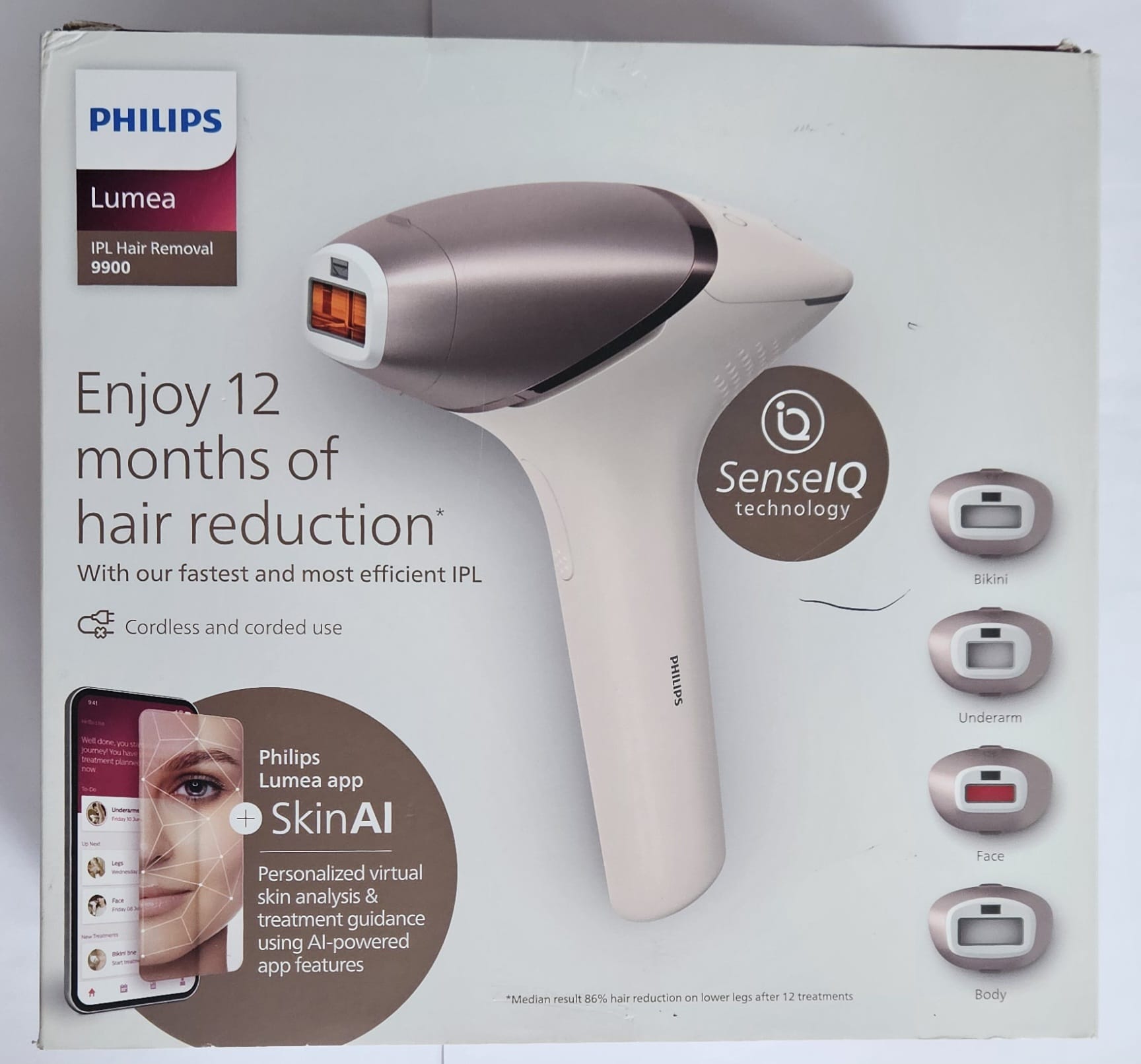 Philips Lumea BRI977/00 Cordless IPL Hair Removal EXCELLENT CONDITION