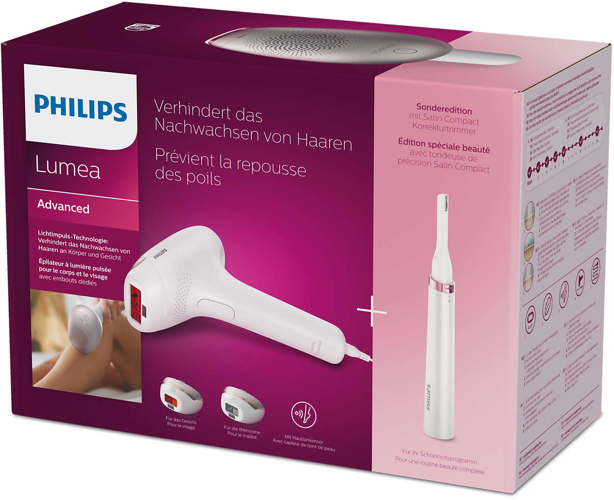 Philips Lumea BRI923 Advanced IPL Hair Removal "EXCELLENT CONDITION" - No2Hair.com